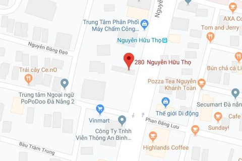 Vị trí Phòng khám Đa khoa Nguyễn Hữu Thọ. (Nguồn: Google Maps) 