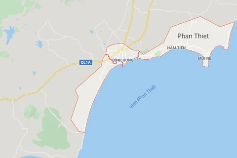 Vị trí Phan Thiết. (Nguồn: Google Maps) 