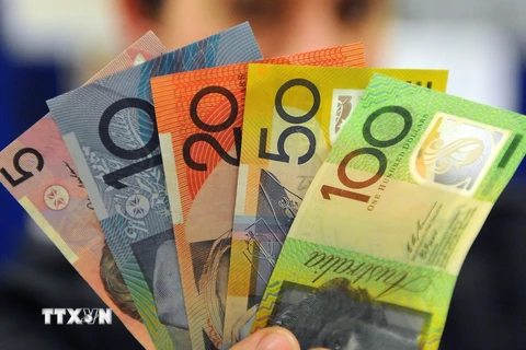 Đồng đôla Australia tại Sydney. (Nguồn: AFP/TTXVN) 