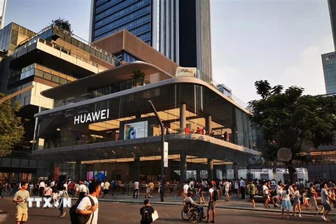 Cửa hàng của Huawei tại Thâm Quyến, tỉnh Quảng Đông, Trung Quốc, ngày 28/9/2019. (Nguồn: THX/TTXVN) 
