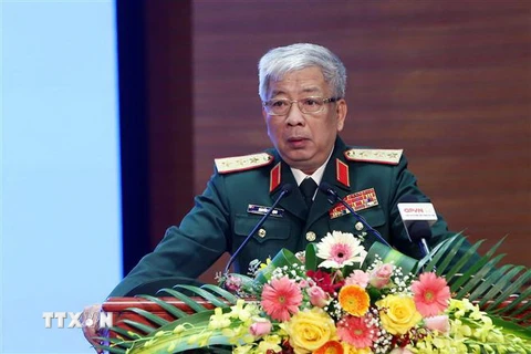 Thượng tướng Nguyễn Chí Vịnh. (Ảnh: Dương Giang/TTXVN) 