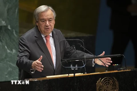 Tổng Thư ký Liên hợp quốc Antonio Guterres. (Nguồn: AFP/TTXVN) 