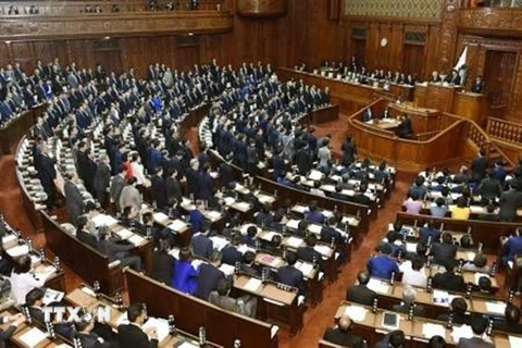 Toàn cảnh một phiên họp Quốc hội ở Nhật Bản. (Nguồn: Kyodo/TTXVN) 