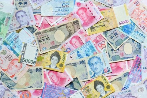 Các đồng tiền châu Á. (Nguồn: 123rf.com) 
