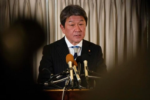 Ngoại trưởng Nhật Bản Toshimitsu Motegi. (Nguồn: AFP) 
