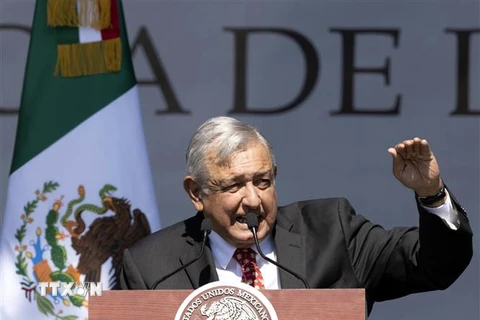 Tổng thống Mexico Andres Manuel Lopez Obrador. (Nguồn: THX/TTXVN) 
