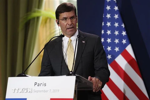 Bộ trưởng Quốc phòng Mỹ Mark Esper. (Nguồn: AFP/TTXVN) 