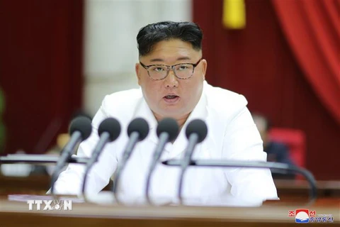 Nhà lãnh đạo Kim Jong-un. (Nguồn: Yonhap/TTXVN) 