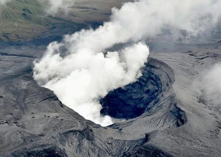 Đây là đợt phun trào đầu tiên trên đảo Kuchinoerabu kể từ ngày 2/2/2019. (Nguồn: Reuters) 