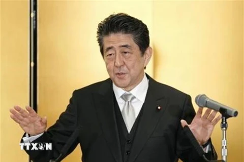 Thủ tướng Nhật Bản Shinzo Abe. (Nguồn: Kyodo/TTXVN) 