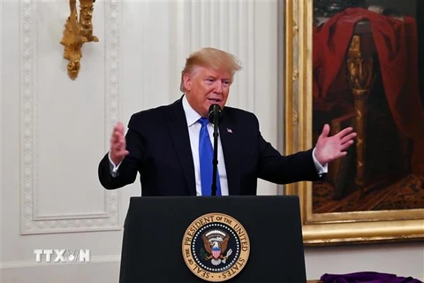 Tổng thống Mỹ Donald Trump. (Nguồn: AFP/TTXVN) 