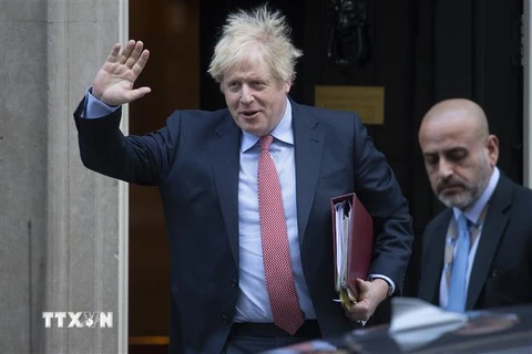 Thủ tướng Anh Boris Johnson tới phiên họp của Hạ viện ở London, Anh ngày 29/1/2020. (Nguồn: THX/TTXVN) 