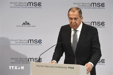 Ngoại trưởng Nga Sergei Lavrov. (Nguồn: AFP/TTXVN) 