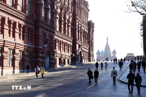 Nhiều chuyên gia cho rằng sự sụt giảm dòng du khách Trung Quốc có thể gây thiệt hại đáng kể đối với lĩnh vực du lịch của thành phố Moskva. (Ảnh: Trần Hiếu/TTXVN) 