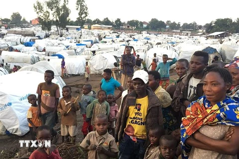 Người tị nạn tại tỉnh Ituri, Đông Bắc Cộng hòa Dân chủ Congo, ngày 13/6/2019. (Nguồn: THX/TTXVN) 