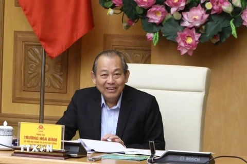 Phó Thủ tướng Thường trực Trương Hòa Bình. (Ảnh: Văn Điệp/TTXVN) 