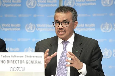 Tổng Giám đốc Tổ chức Y tế thế giới (WHO) Tedros Adhanom Ghebreyesus. (Nguồn: THX/TTXVN) 