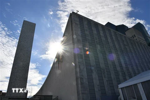 Trụ sở Liên hợp quốc tại New York, Mỹ. (Nguồn: AFP/TTXVN) 