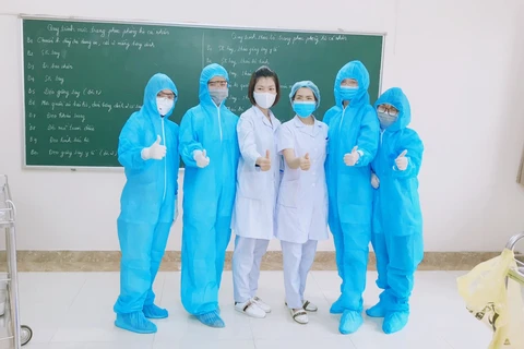 Sinh viên Trường Cao đẳng Y tế Quảng Ninh đã sẵn sàng tham gia phòng chống đại dịch. (Nguồn: cdytquangninh.edu.vn) 