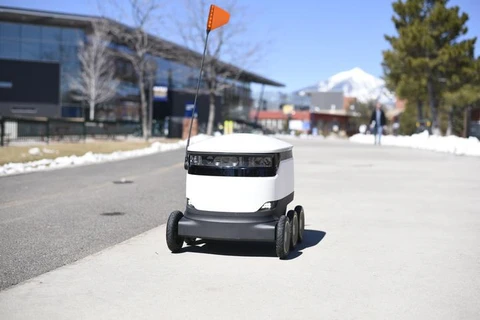 Một robot giao hàng của Starship Technologies. (Nguồn: Starship Technologies) 