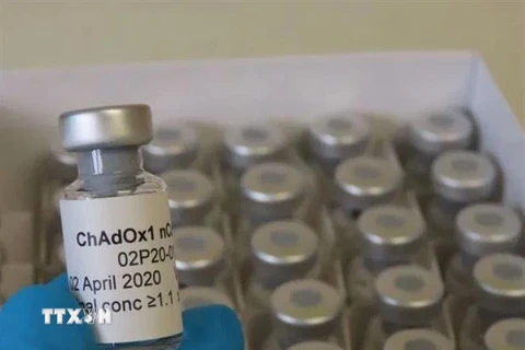 Vắcxin phòng bệnh COVID-19 ChAdOx1 nCoV-19 do nhóm nhà khoa học tại Đại học Oxford phát triển. (Nguồn: PA/TTXVN) 