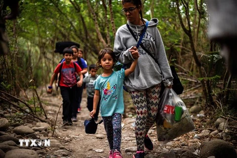 Trẻ em tại khu vực Cucuta, Colombia. (Nguồn: AFP/TTXVN) 