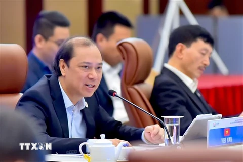 Thứ trưởng Bộ Ngoại giao, Trưởng SOM ASEAN Việt Nam Nguyễn Quốc Dũng. (Nguồn: TTXVN) 