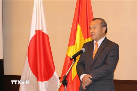 Đại sứ Việt Nam tại Nhật Bản Vũ Hồng Nam. (Ảnh: Thành Hữu/TTXVN) 