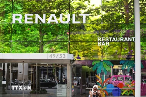 Một cửa hàng của hãng ôtô Renault tại Paris, Pháp ngày 22/5/2020. (Nguồn: THX/TTXVN) 
