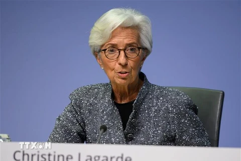 Chủ tịch ECB Christine Lagarde. (Nguồn: THX/TTXVN) 