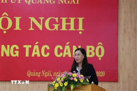Bà Bùi Thị Quỳnh Vân. (Ảnh: Sỹ Thắng/TTXVN) 