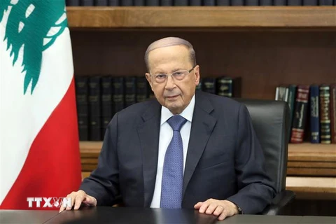 Tổng thống Liban Michel Aoun. (Nguồn: AFP/TTXVN) 