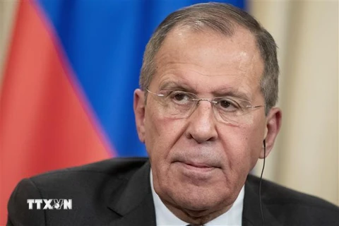 Ngoại trưởng Nga Sergei Lavrov. (Nguồn: AFP/TTXVN) 