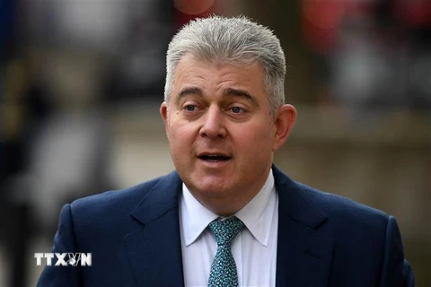 Bộ trưởng Anh phụ trách vấn đề Bắc Ireland Brandon Lewis. (Nguồn: AFP/TTXVN) 