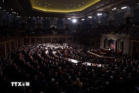 Toàn cảnh một phiên họp Hạ viện Mỹ. (Nguồn: AFP/TTXVN) 