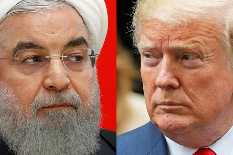 Tổng thống Hassan Rouhani (trái) và Tổng thống Mỹ Donald Trump. (Nguồn: businessinsider.com) 