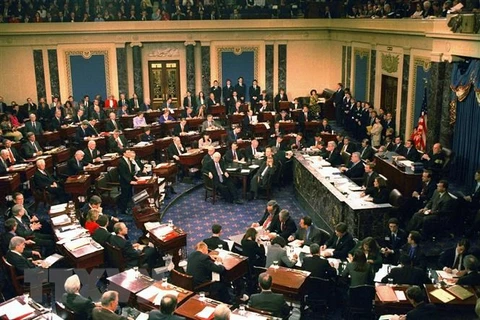 Một phiên họp Thượng viện Mỹ ở Washington, DC. (Nguồn: AFP/TTXVN) 