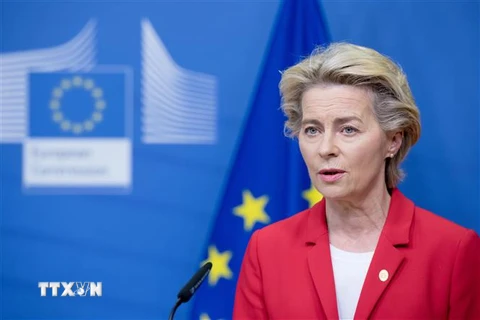Chủ tịch Ủy ban châu Âu (EC) Ursula von der Leyen. (Nguồn: THX/TTXVN) 