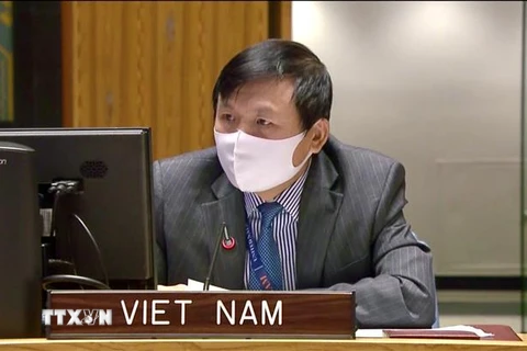 Đại sứ Đặng Đình Quý, Trưởng Phái đoàn Việt Nam tại Liên hợp quốc. (Nguồn: TTXVN phát) 