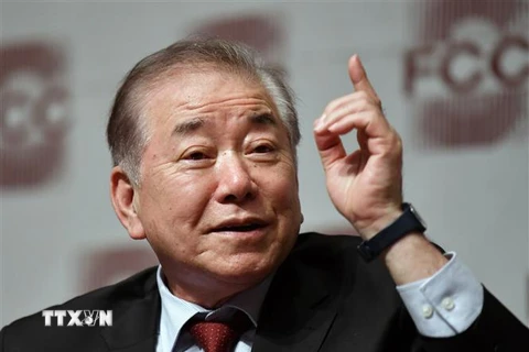 Cố vấn đặc biệt của Tổng thống Hàn Quốc, ông Moon Chung-in. (Nguồn: AFP/TTXVN) 