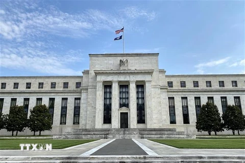 Trụ sở Ngân hàng Dự trữ liên bang Mỹ (Fed) tại Washington, DC. (Nguồn: AFP/TTXVN) 