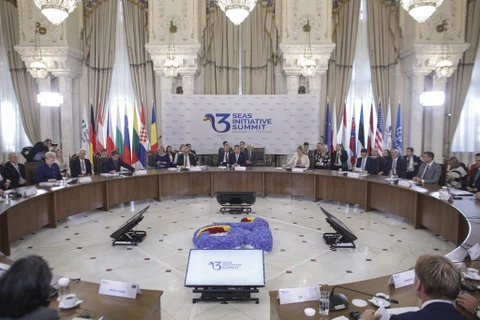 Hội nghị thượng đỉnh của 'Sáng kiến Ba Biển' tại Romania, hồi năm 2018. (Nguồn: Reuters) 