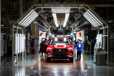 Một nhà máy lắp ráp của General Motors và đối tác Trung Quốc tại Liễu Châu, Trung Quốc. (Nguồn: Reuters) 