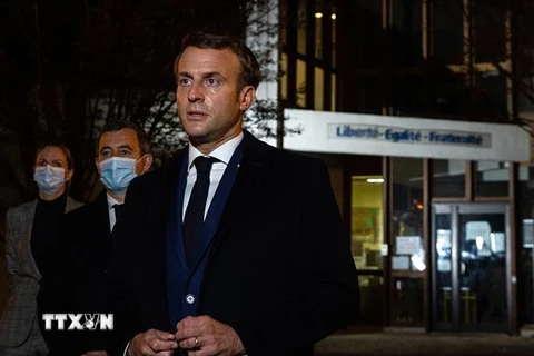 Tổng thống Pháp Emmanuel Macron. (Nguồn: AFP/TTXVN) 