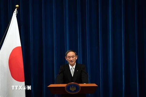 Thủ tướng Nhật Bản Yoshihide Suga. (Nguồn: AFP/TTXVN) 