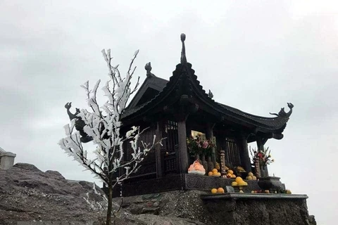 Chùa Đồng trên núi Yên Tử, thành phố Uông Bí. (Ảnh: TTXVN phát) 