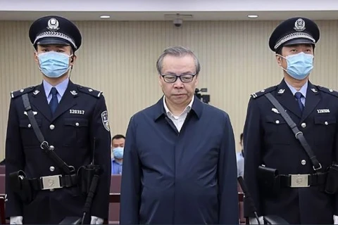 Lại Tiểu Dân tại một phiên tòa. (Nguồn: Weibo) 