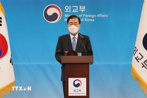 Tân Ngoại trưởng Hàn Quốc Chung Eui-yong. (Nguồn: Yonhap/TTXVN) 