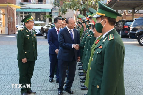 [Photo] Thủ tướng Nguyễn Xuân Phúc thăm, chúc Tết Tân Sửu tại Đà Nẵng