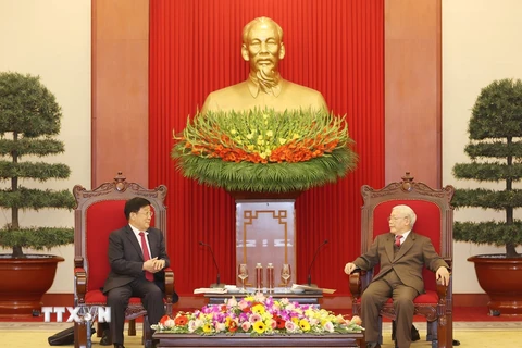 [Photo] Lãnh đạo Việt Nam tiếp Bộ trưởng Bộ Công an Trung Quốc